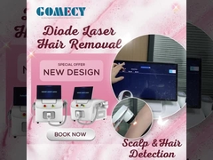 Gomecy Faery Pro Αποτρίχωση με Διοδικό Laser και Λειτουργία Ανίχνευσης Τριχοφυΐας στο Τριχωτό της Κεφαλής